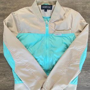 Members Only Two-Tone Bomber Jacket Sz.S(Womens)